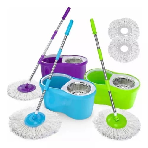 Miniatura 1 de Trapero Giratorio 360 Con  2 Mopas